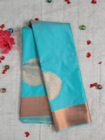 Vasthrakala Ocean Mist Silk Saree