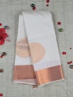 Vasthrakala Moonlight Peach Bloom Saree